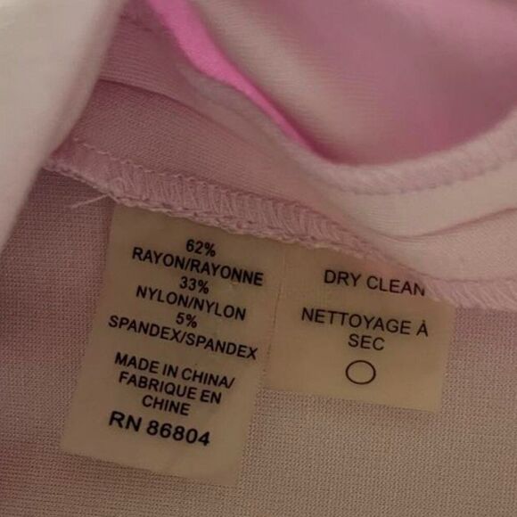 NWT Ava & Aiden Pencil silhouette, solid, pink, classic, knee length size 2 - Picture 6 of 8